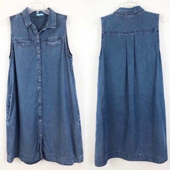 J. McLaughlin Dresses J Mclaughlin Denim Shift Shirt Dress Poshmark